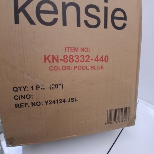 KENSIE ROLLING HARD CASE CARRY-ON LUGGAGE WITH LUGGAGE TAG - 20" - POOL BLUE (MODEL: KN-88332-440) image 2