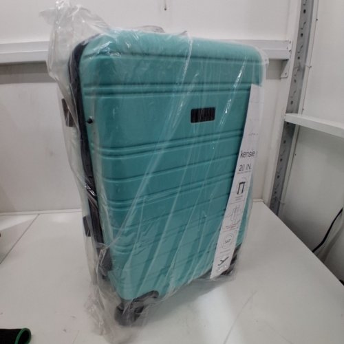 KENSIE ROLLING HARD CASE CARRY-ON LUGGAGE WITH LUGGAGE TAG - 20" - POOL BLUE (MODEL: KN-88332-440) image 3