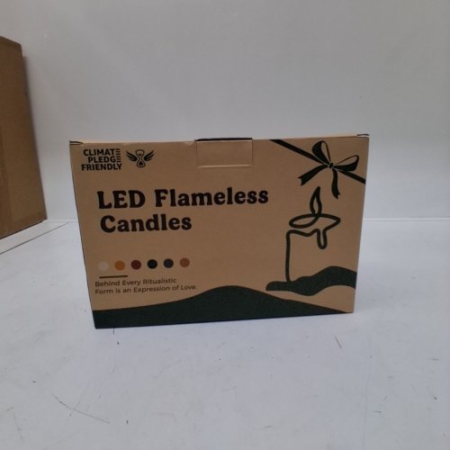 3PC EYWAMAGE FLAMELESS LED CANDLES - WHITE image 4