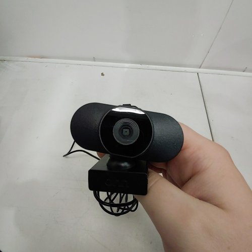 ONN 1440P SWIVEL HEAD WEBCAM - 6FT - BLACK image 2