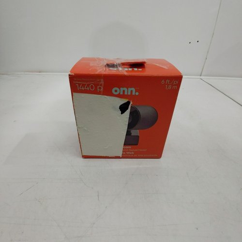 ONN 1440P SWIVEL HEAD WEBCAM - 6FT - BLACK image 4