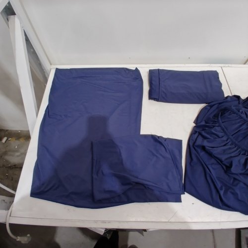 4PC MELLOW COOLING SHEET SET - 60" X 80" X 18" - QUEEN - NAVY BLUE image 4