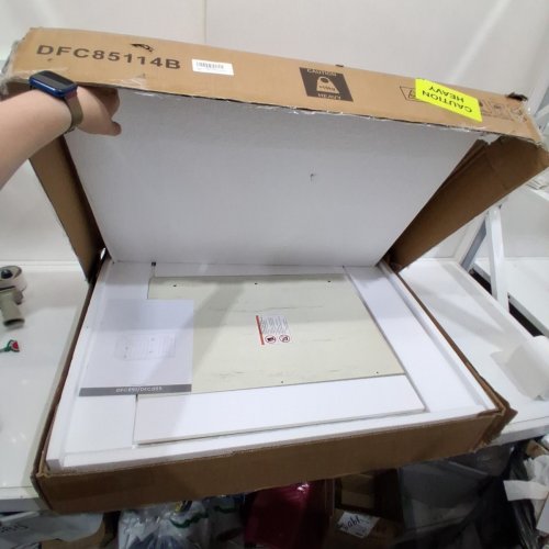 HZUANERI WOODEN DOG CRATE FURNITURE - 31" X 22" X 24" - WHITE\BROWN (MODEL: DFC85114B) image 3