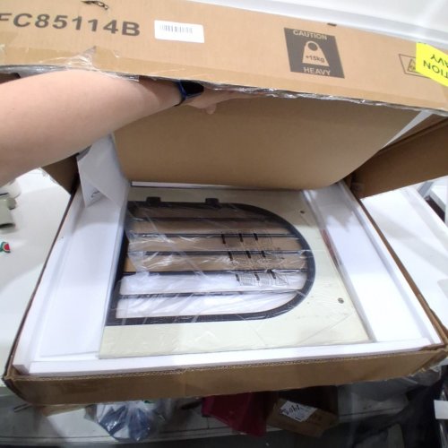 HZUANERI WOODEN DOG CRATE FURNITURE - 31" X 22" X 24" - WHITE\BROWN (MODEL: DFC85114B) image 5
