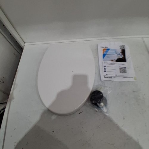 GARVEE ELONGATED TOILET SEAT COVER/LID - 18" - WHITE image 2