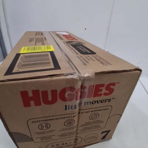 88PK HUGGIES LITTLE MOVERS BABY DIAPERS - SIZE 7 image 3