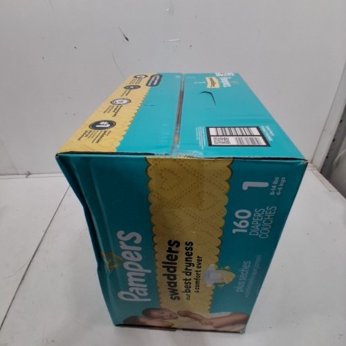 160PK PAMPERS SWADDLERS DIAPERS - SIZE 1 image 3