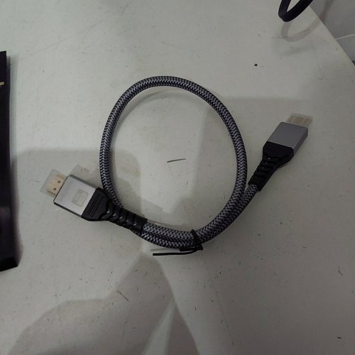 4PK 8 K HD ULTRA HIGHSPEED BRAIDED HDMI CABLE - 1.5FT - BLACK / GREY image 3