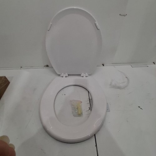 CENTOCO ROUND CENTOCORE MOLDED HEAVY DUTY TOILET SEAT - 17" - WHITE (MODEL: DS700-001) image 2