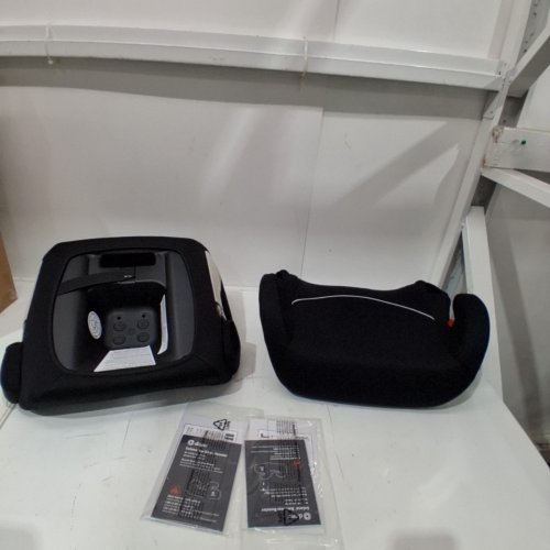 2PK DIONO SOLANA NO LATCH BACKLESS BOOSTER CAR SEATS WITH CUPHOLDERS AND REMOVABLE WASHABLE COVERS - FOR KIDS 40-120LBS - CHARCOAL BLACK (MODEL: 32060-NA-01) image 2