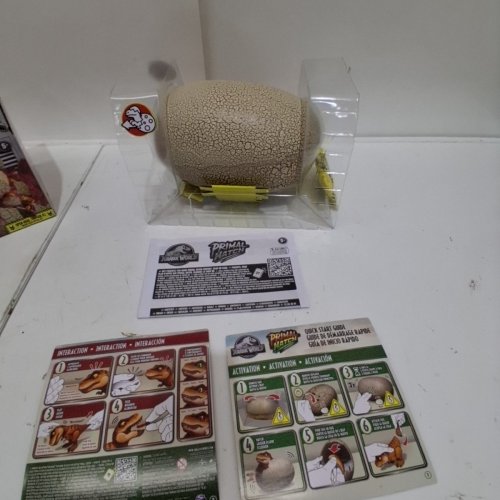 JURASSIC WORLD PRIMAL HATCH INTERACTIVE TOY DINOSAUR AND EGG WITH 100+ SOUNDS AND REACTIONS - (MODEL: 6074199) image 3