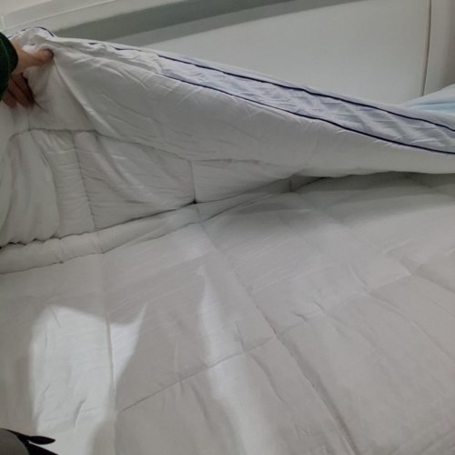 PREMIUM MEMORY FOAM MATTRESS TOPPER - KING - WHITE image 4