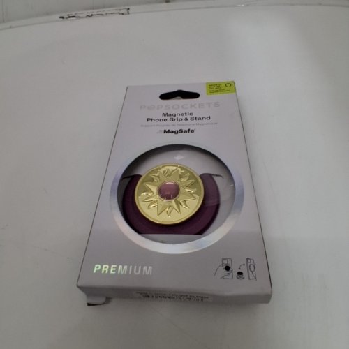 POPSOCKETS MAGNETIC POPGRIP AND STAND FOR MAGSAFE WITH ADAPTER - ENAMEL SUN JEWEL MAUVE image 3