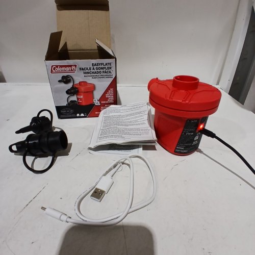 COLEMAN EASYFLATE 4D ELECTRIC AIR PUMP - RED image 3