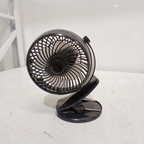 MAINSTAYS RECHARGEABLE PORTABLE CLIP FAN - 7.5'' - BLACK (MODEL- CF05) image 4