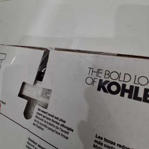 KOHLER BREVIA ROUND-FRONT BOWL TOILET SEAT - 16-5/8" - WHITE (MODEL: 20111-0) image 3
