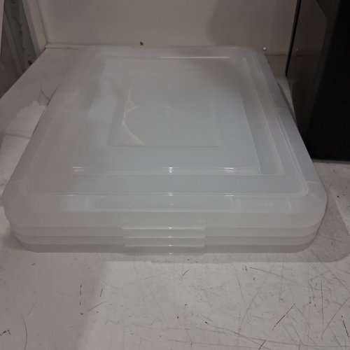 4PK IRIS FILE / LEGAL LETTER ORGANIZER PLASTIC BOX - 33 L - BLACK / CLEAR (MODEL: FB-21E/FB-21EE) image 8