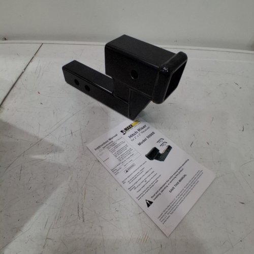 MAXXHAUL TRAILER HITCH RISER FOR 2" RECEIVER WITH 4" RISE & DROP WITH SOLID SHAFT, WITH 2 PACK HITCH PINS (MODEL: 50908) image 2