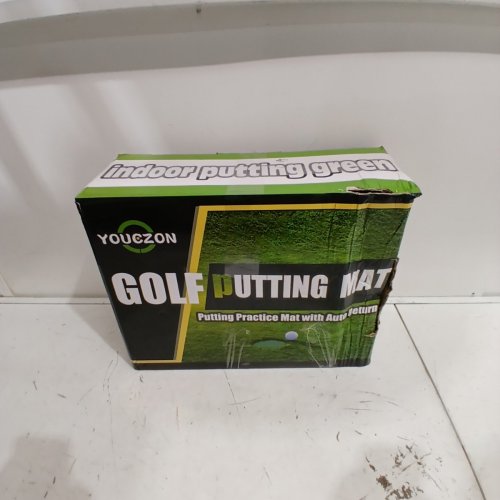 YOUCZON INDOOR GOLF PUTTING MAT WITH RAMP - 2FT - 7.5FT - GREEN image 4