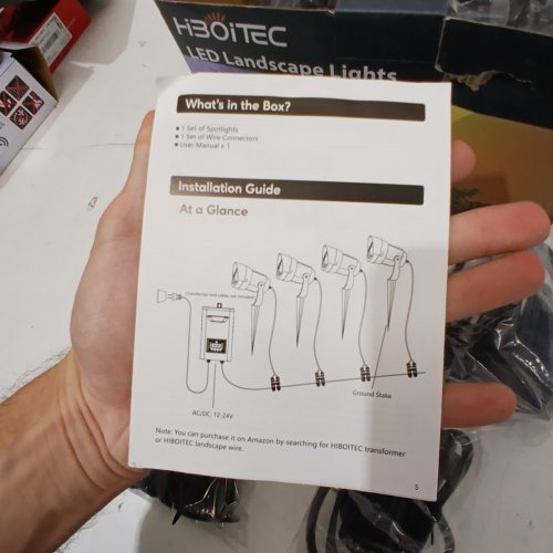 12PK HIBOITEC 12V-24V LOW VOLTAGE SPOTLIGHTS WITH PHOTOCELL TIMER - 2900K - BLACK (MODEL: CDD-1004) image 4