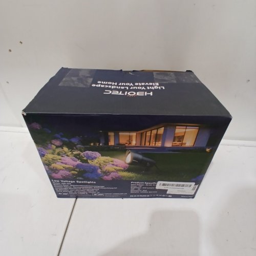 12PK HIBOITEC 12V-24V LOW VOLTAGE SPOTLIGHTS WITH PHOTOCELL TIMER - 2900K - BLACK (MODEL: CDD-1004) image 5