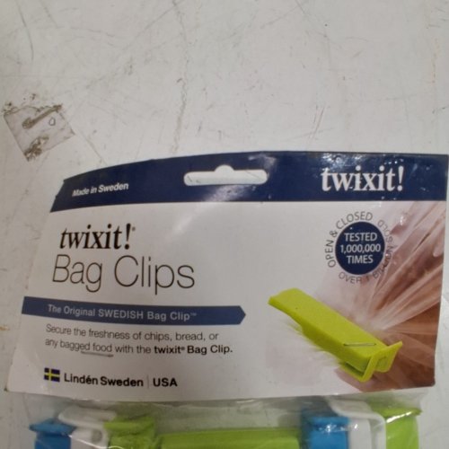 13PC TWIXIT! BAG CLIPS -LARGE/SMALL - WHITE/GREEN/BLUE (MODEL: 6070BLL) image 3