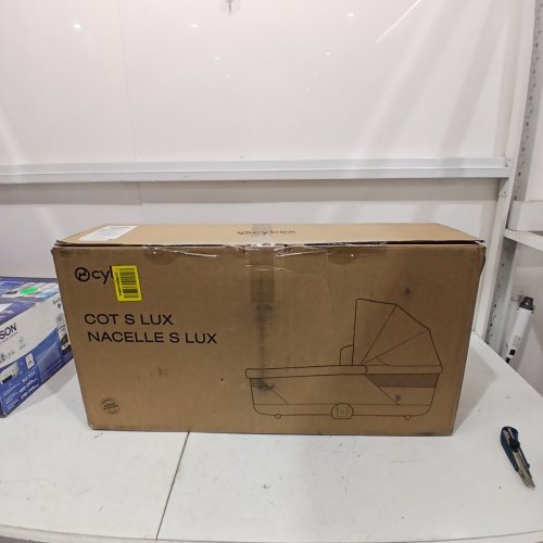 CYBEX COT S LUX 2 BABY CRIB WITH INTEGRATED HANDLE AND SPACIOUS SUN CANOPY - 20 LBS MAX - MOON BLACK (MODEL: 522004811) image 6