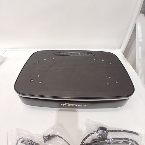 MERACH VIBRATION EXERCISE PLATE WITH BANDS - 330LBS CAPACITY - BLACK (MODEL: MR-2439) image 3