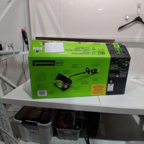 GREENWORKS PRO 80V 12" CORDLESS SNOW SHOVEL - *TOOL ONLY* (MODEL: 2601202) image 4