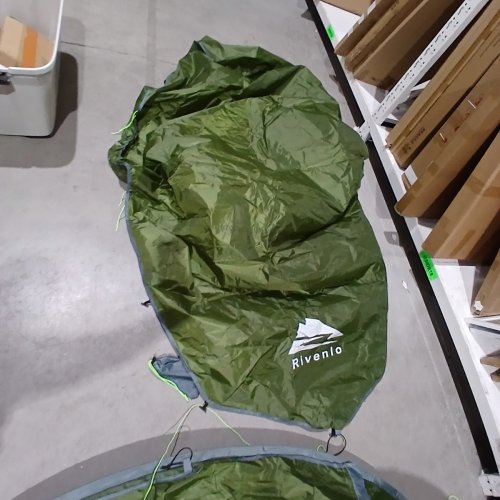 RIVENLO EASY POP-UP WATERPROOF DOUBLE-LAYER TENT WITH CARRY BAG - 3-4 PERSON - 9.5’ X 6.6’ X 52'' - GREEN/GREY image 3