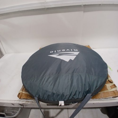 RIVENLO EASY POP-UP WATERPROOF DOUBLE-LAYER TENT WITH CARRY BAG - 3-4 PERSON - 9.5’ X 6.6’ X 52'' - GREEN/GREY image 5