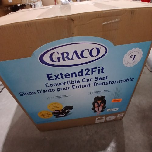 GRACO EXTEND2FIT 2-IN-1 CONVERTIBLE CAR SEAT - TITUS GREY/BLACK (MODEL: 2149057) image 5