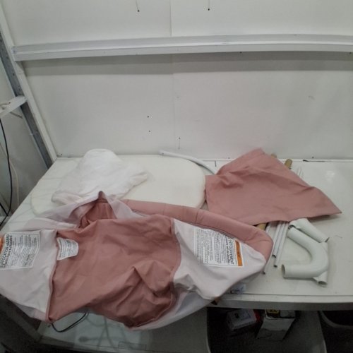 NINGBO BABY BEDSIDE BASSINET SLEEPER - LIGHT GREY, GOLD (MODEL: B6) image 2