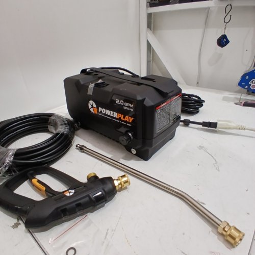 POWERPLAY ELECTRIC PRESSURE WASHER - 120 V, 2.0 GPM, 40FT HOSE - BLACK AND ORANGE (MODEL: PL1000YC) image 6