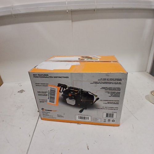 POWERPLAY ELECTRIC PRESSURE WASHER - 120 V, 2.0 GPM, 40FT HOSE - BLACK AND ORANGE (MODEL: PL1000YC) image 7