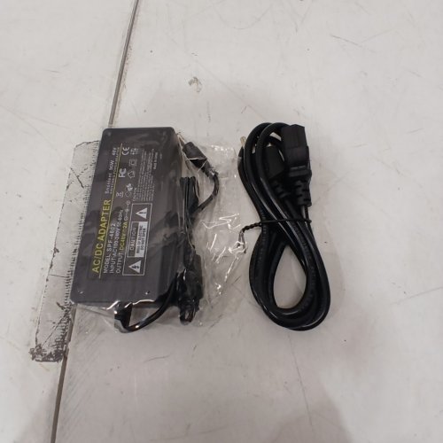 UNIVERSAL BATTERY CHARGER WITH POWER SUPPLY ADAPTER - 48V 2A - BLACK image 2