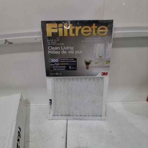 6PK FILTRETE 16 X 25X1 MPR 300 PLEATED AC FURNACE AIR FILTER, BASIC DUST CLEAN LIVING image 2