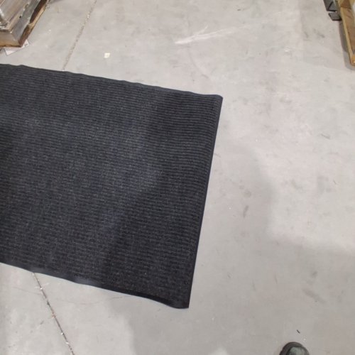HEAVY DUTY NON-SLIP ENTRANCE FLOOR MAT - 4FT 8" X 3FT - BLACK image 3