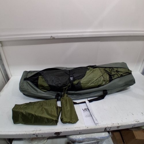 POP UP GAZEBO TENT CANOPY SUN SHELTER WITH 6 REMOVABLE PRIVACY WIND CLOTHS AND MESH WINDOWS - 10FT X 10FT - GREEN (MODEL: FY10X10MILITARY GREEN-6) image 2