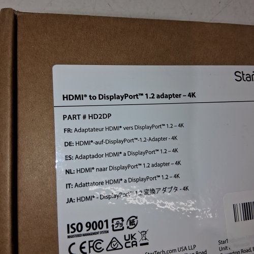 STARTECH HDMI TO DISPLAYPORT ADAPTER - 4K, DISPLAYPORT 1.2 (MODEL: HD2DP) image 3