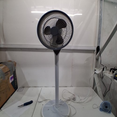 WOOZOO 360° PEDESTAL 12-SPEED AIR CIRCULATOR - ADJUSTABLE HEIGHT 21" TO 40" - WHITE (MODEL: STF-360DC/1747373) image 3