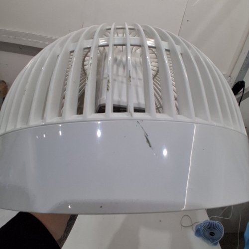 WOOZOO 360° PEDESTAL 12-SPEED AIR CIRCULATOR - ADJUSTABLE HEIGHT 21" TO 40" - WHITE (MODEL: STF-360DC/1747373) image 5