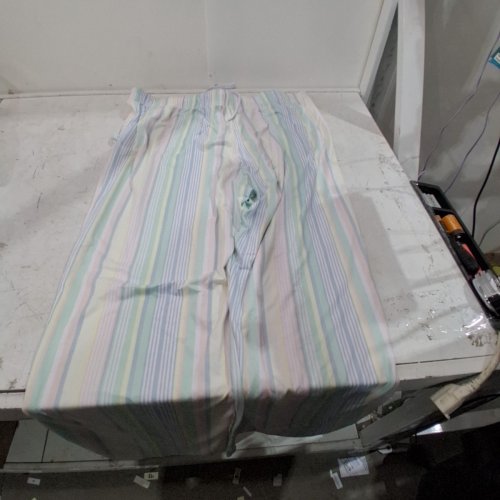 WOMEN'S GEORGE STRIPED PAJAMA PANTS - EXTRA LARGE - PASTEL MULTICOLOR (STYLE: GRS60423LD) image 2