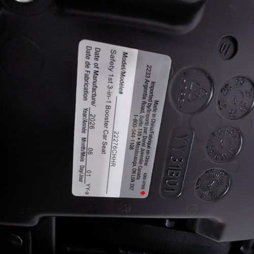 SAFETY 1ST 3-IN-1 HARNESS BOOSTER CAR SEAT - 100LB MAX - BLACK (MODEL: 22276CHHR) image 2