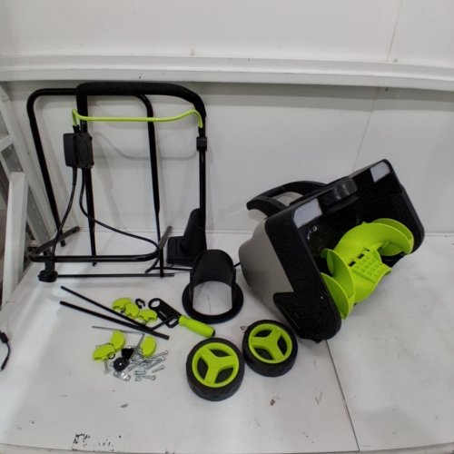 DEKOPRO ELECTRIC CORDED SNOW BLOWER/THROWER - 20" WIDTH - 15A - THROWS UP TO 25FT - BLACK/GREEN (MODEL: DKPGSRA020C1) image 3
