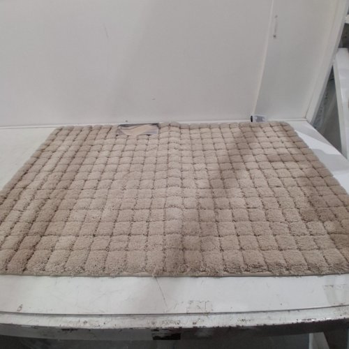 MINERAL SPRING SOFT GRID BATH RUG -24" X 36" - TAN image 5