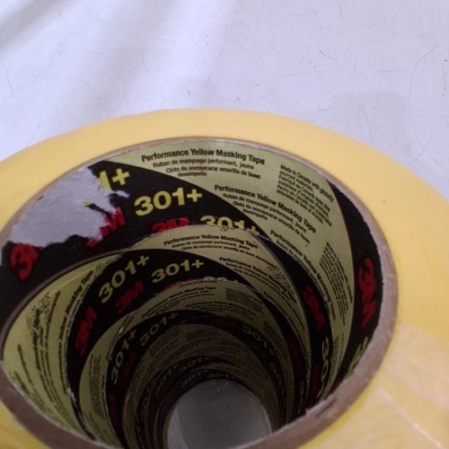 6PK 3M AUTOMOTIVE 301+ HIGH PERFORMANCE MASKING TAPE - 60 YARD/EACH - YELLOW (MODEL: 1711-10444) image 2