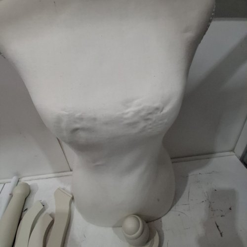 ADJUSTABLE MANNEQUIN DISPLAY TORSO - 60"-67" - WHITE (MODEL: XU-F340-WHITE) image 3