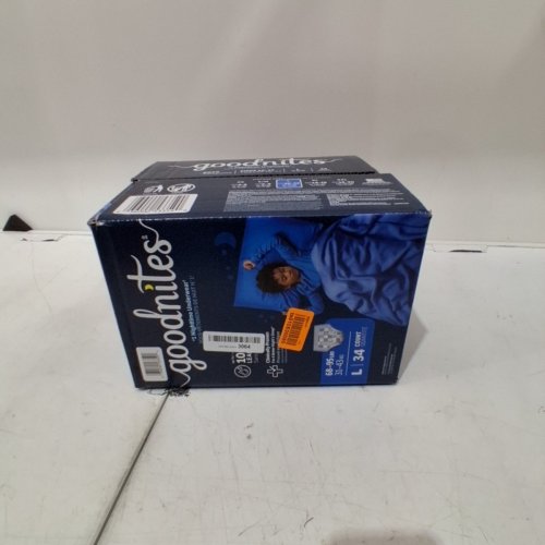 34PK BOYS GOODNITES NIGHTTIME UNDERWEAR - LARGE (68-95LB) image 2