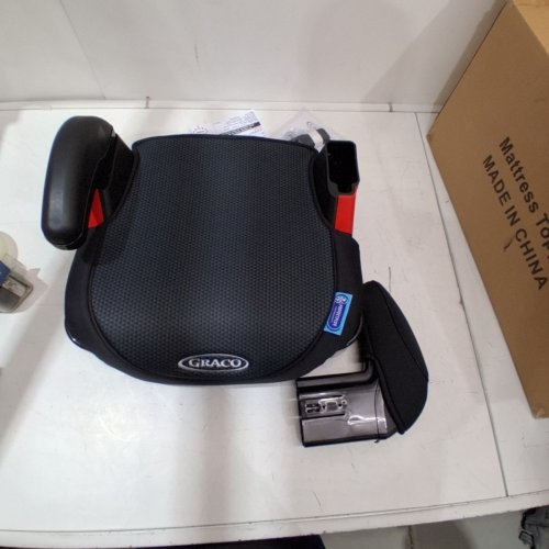 GRACO TURBOBOOSTER BACKLESS ADJUSTABLE CAR BOOSTER SEAT WITH CUP HOLDERS - 4-10 YEARS - 40LB-100LB - BLACK (MODEL: 2166167) image 4